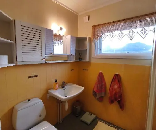 With Midnight-sun And Norhern-light View * Vestvagoy